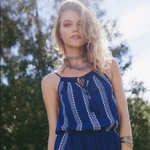 Every Blue Romper with Pockets